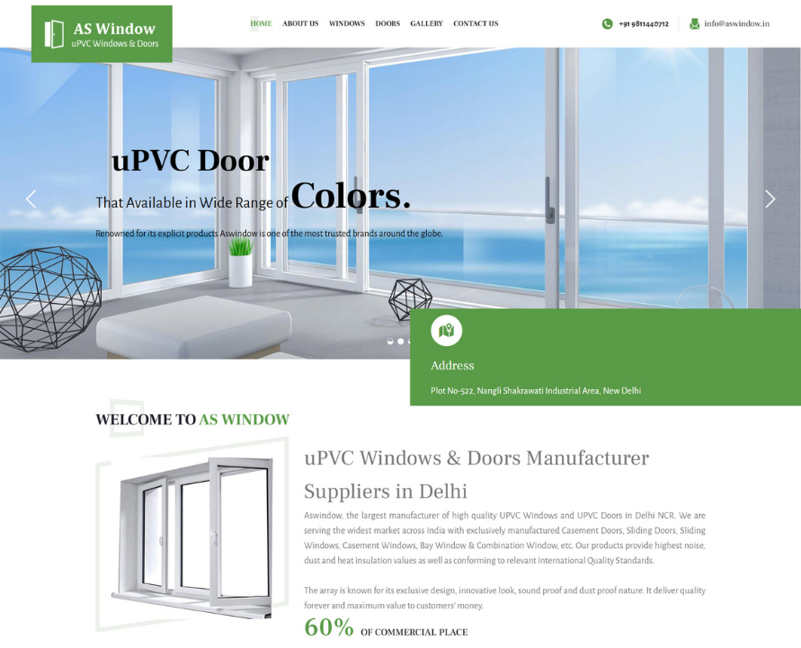 AS Window website