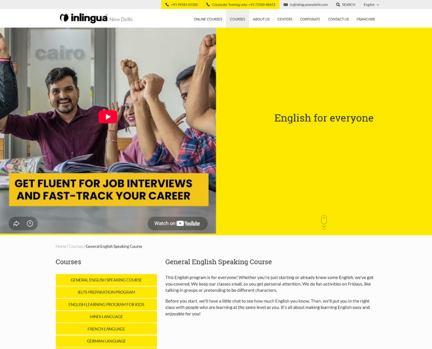 inlingua website
